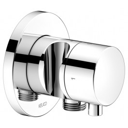 Kúpeľne Ptáček - KEUCO IXMO podomietkový prepínací ventil, pre 2  spotrebiče, s pripojením pre hadicu as držiakom, chróm