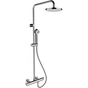 Kúpeľne Ptáček - LAUFEN CITYPRO sprchový set 206mm, s termostatickou  batériou vrátane hlavovej sprchy a príslušenstvo, chróm