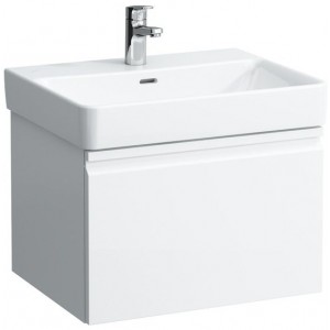 Kúpeľne Ptáček - LAUFEN PRO S skrinka pod umývadlo 570x450x392mm, 1  zásuvka, biela, lesk