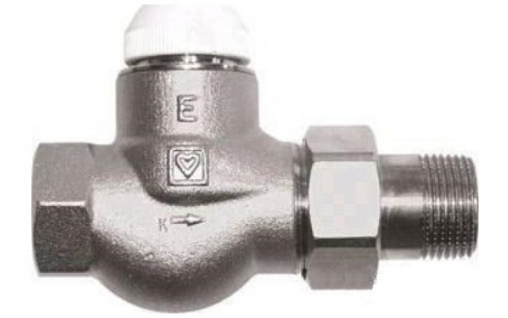 Kúpeľne Ptáček - HERZ TS-E 7723 termostatický ventil 3/4", priamy, pre  samotiažne sústavy, vnútorný/vonkajší závit, mosadz
