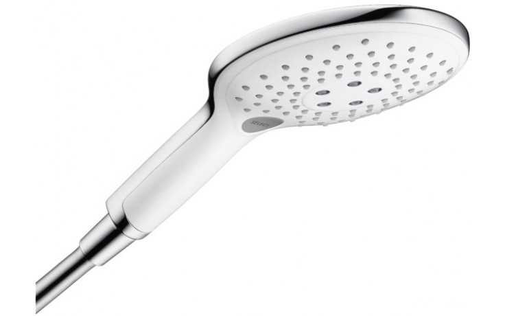 Kúpeľne Ptáček - HANSGROHE RAINDANCE SELECT S 3jet ručná sprcha pr. 150mm,  3 prúdy, EcoSmart, biela/chróm