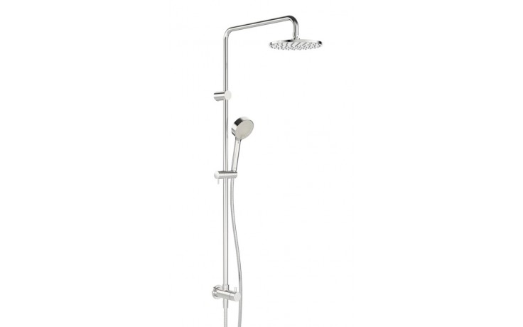Kúpeľne Ptáček - HANSA VIVA sprchový set bez batérie, hlavová sprcha, ručná  sprcha s 3 prúdmi, tyč, hadica, chróm