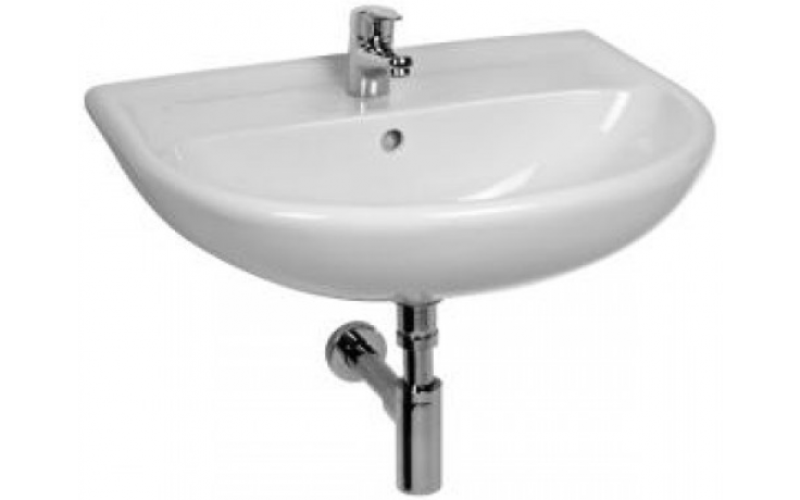 Kúpeľne Ptáček - JIKA LYRA PLUS umývadlo 500x410x185mm, bez otvoru pre  batériu, biela 8.1438.1.000.109.1