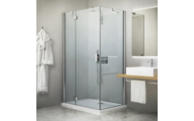 Kúpeľne Ptáček - ROTH HITECH LINE HBB/900 bočná stena 900x2000mm,  bezrámová, brillant premium/transparent