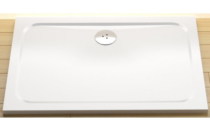Kúpeľne Ptáček - RAVAK GIGANT PRE CHROME sprchová vanička 1000x800mm z  liateho mramoru, plochá, obdĺžniková, biela