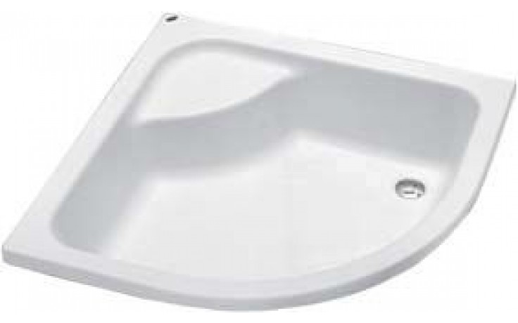 Kúpeľne Ptáček - KOLO sprchová vanička 900x900x210mm, štvrťkruhová, hlboká,  akrylátová, biela