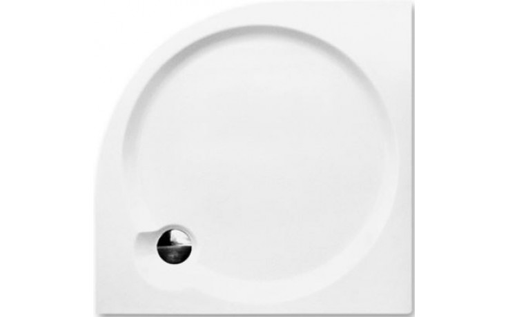Kúpeľne Ptáček - ROTH DREAM-P sprchová vanička 800x800x125mm, R550,  samonosná, akrylátová, štvrťkruhová, biela