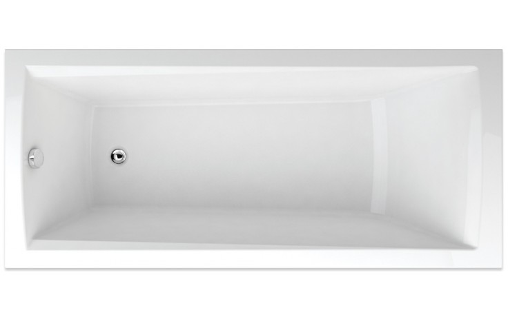 Kúpeľne Ptáček - TEIKO TREND 170/75 vaňa 170x75x45cm, s nožičkami,  obdĺžnik, akrylát, biela