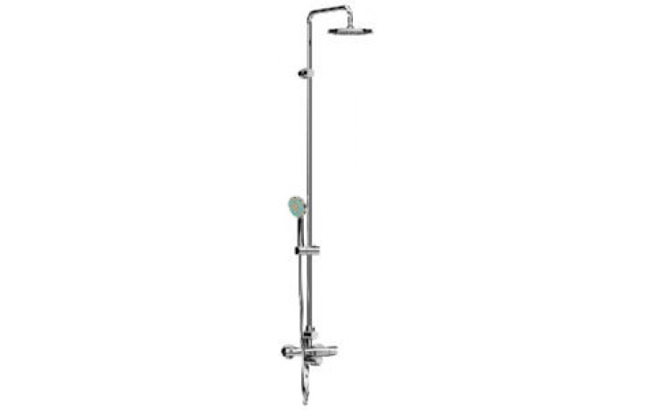 Kúpeľne Ptáček - JIKA MIO sprchový set 271mm, s termostatickou batériou,  hlavovou a ručnou sprchou, chróm