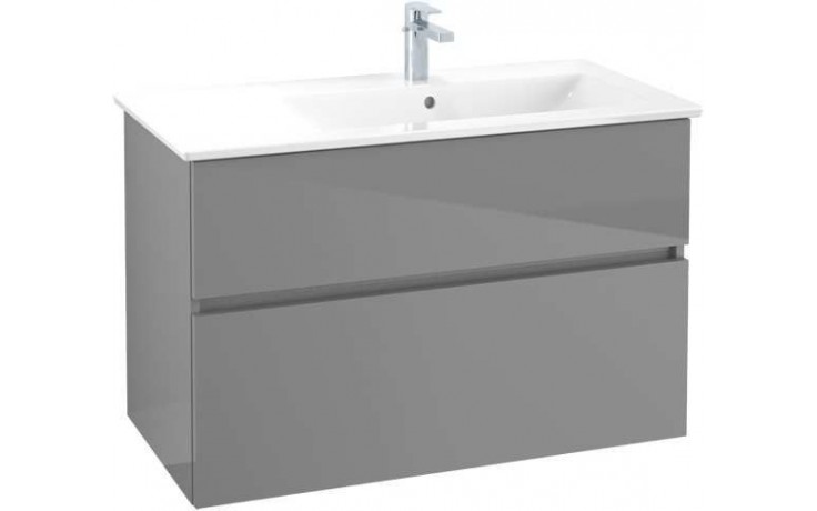 Kúpeľne Ptáček - VILLEROY & BOCH VERITY LINE skrinka 955x482x618mm, pod  umývadlo, pre pravé umývadlo, Glossy White
