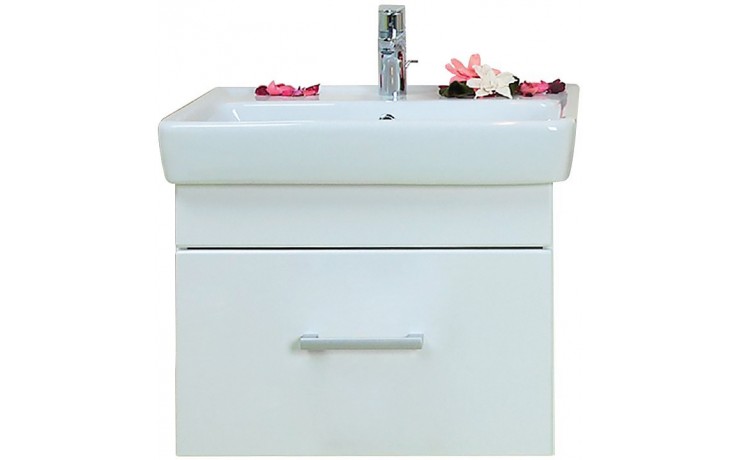 Kúpeľne Ptáček - CONCEPT 200 skrinka 54,5x43,4x39cm, závesná s umývadlom,  breza/biela