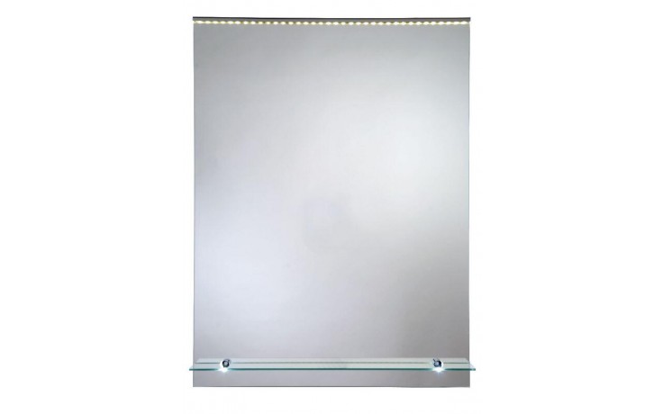 Kúpeľne Ptáček - AMIRRO ORION OP zrkadlo 500x700 mm, s osvetlením, s  poličkou