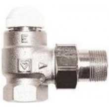 HERZ TS-E 7724 termostatický ventil 3/4", rohový, pre samotiažne sústavy, vnútorný/vonkajší závit, mosadz