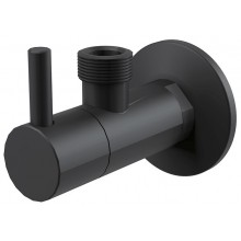 ALCA rohový ventil 1/2"x1/2", s filtrom, matná čierna