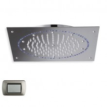 CRISTINA horná sprcha 270x270 mm, s LED osvetlením, chróm
