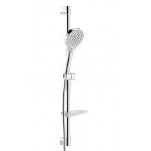 HANSA VIVA vsprchová súprava 4-dielna, ručná sprcha pr. 110 mm, 3 prúdy, tyč, hadica, mydelnička, chróm