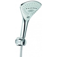 KLUDI FIZZ 3S sprchová súprava 3-dielna, ručná sprcha 265 mm, 3 prúdy, hadica, držiak, chróm