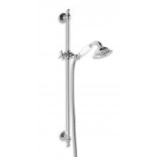 NOVASERVIS TITANIA RETRO II sprchová súprava 3-dielna, ručná sprcha pr. 90 mm, tyč, hadica, chróm