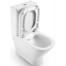 ROCA THE GAP RIMLESS WC misa kapotovaná kombi Compact 365x790mm hlboké splachovanie, vario odpad, biela 734273700H
