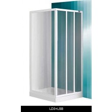 ROTH PROJECT LSB 750 bočná stena 75x180 cm, biela/plast damp
