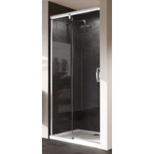 HÜPPE AURA ELEGANCE GT1200 sprchové dvere 120x190 cm, posuvné, ľavé, strieborná lesklá/sklo číre