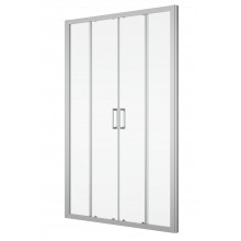 SANSWISS TOP LINE TOPS4 sprchové dvere 140x190 cm, posuvné, aluchróm/číre sklo