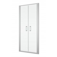 SANSWISS TOP LINE TOPP2 sprchové dvere 75x190 cm, lietacie, biela/sklo Durlux
