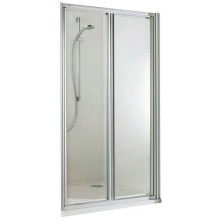 CONCEPT 100 sprchové dvere 90x190 cm, lietacia, biela/matný plast