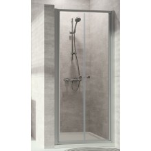 CONCEPT 100 NEW sprchové dvere 90x190 cm, lietacie, biela/číre sklo