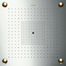 AXOR SHOWER SOLUTIONS SHOWERHEAVEN 720/720 3JET horná sprcha 720x720 mm, 3 prúdy, s LED osvetlením, vzhľad nerezu