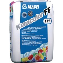 MAPEI KERACOLOR FF škárovacia hmota 5kg, cementová, hladká, 100 biela