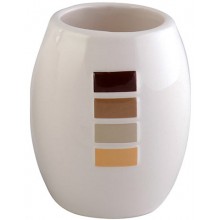 AWD INTERIOR STRIP pohárik na kefky, keramika, biela