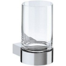 KEUCO PLAN držiak na pohárik 116mm, vrátane pohára, chróm/sklo