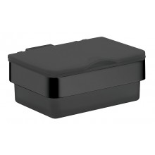 EMCO CONCEPT BLACK zásobník na vlhčené obrúsky, nástenný, čierna