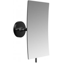 CONCEPT BLACK kozmetické zrkadielko 132x208mm, obdĺžnikové, 1 rameno, čierna