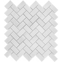 DUNIN BLACK & WHITE mozaika 28,5x30,5(2,4x4,8)cm, lesk, white