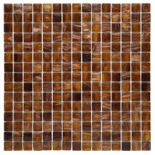 DUNIN JADE mozaika 32,7x32,7(2x2)cm, lesk, brown/gold