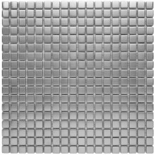 DUNIN METALLIC mozaika 30,5x30,5(1,5x1,5)cm, silver