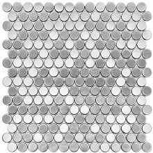 DUNIN METALLIC mozaika 30x30(2x2)cm, silver