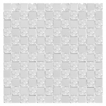 DUNIN VITRUM mozaika 30x30(2,5x2,5)cm, strieborná/zrkadlo