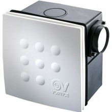 Kúpeľne Ptáček - VORTICE QUADRO MICRO 100 I radiálny ventilátor 100 mm,  nástenný/stropný, so spätnou klapkou