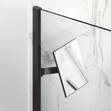HÜPPE SELECT+ zrkadlo, pohyblivé, black edition